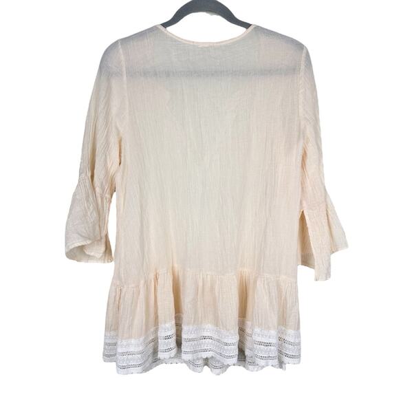 Eberjey Summer of Love Cotton Tunic Top Medium Large - Picture 4 of 7